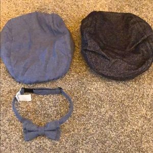 Boys dress hats and bow tie